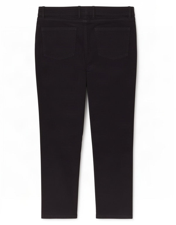 Pantaloni di velluto a coste affusolati da donna Marks & Spencer UK 18 XL W36 L27 Blu navy