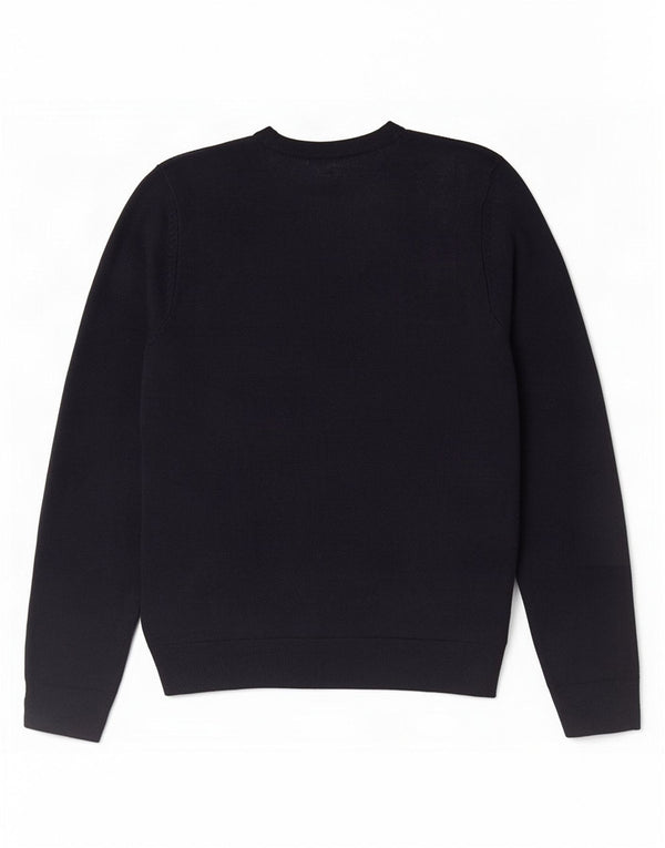 Maglione da uomo con scollo a V Marks & Spencer medio blu navy in acrilico