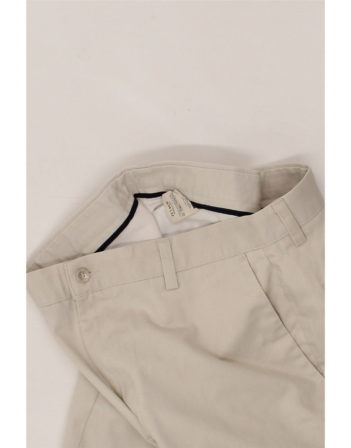 DOCKERS Pantaloni chino dritti da uomo W34 L32 Beige