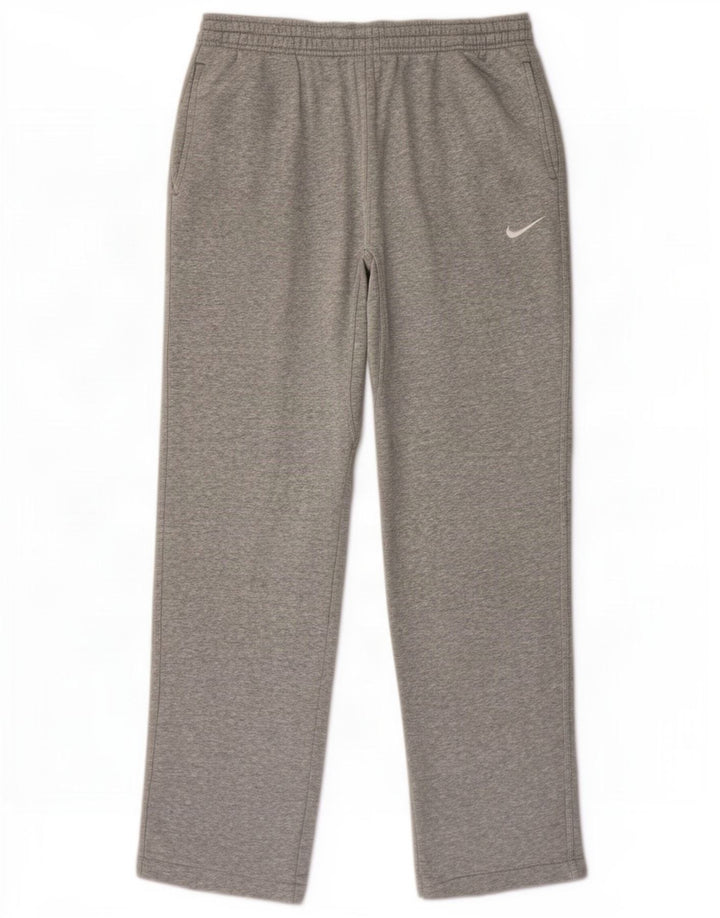 Pantaloni da tuta Nike da uomo in cotone mélange grigio medio