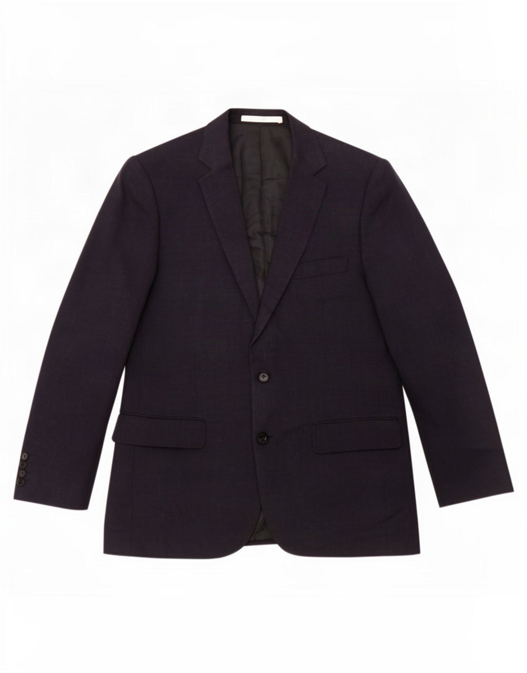 Giacca blazer a 2 bottoni da uomo Marks & Spencer UK 40 media lana blu navy