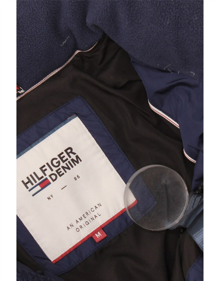 Giacca imbottita da uomo Tommy Hilfiger UK 38 nylon blu navy medio