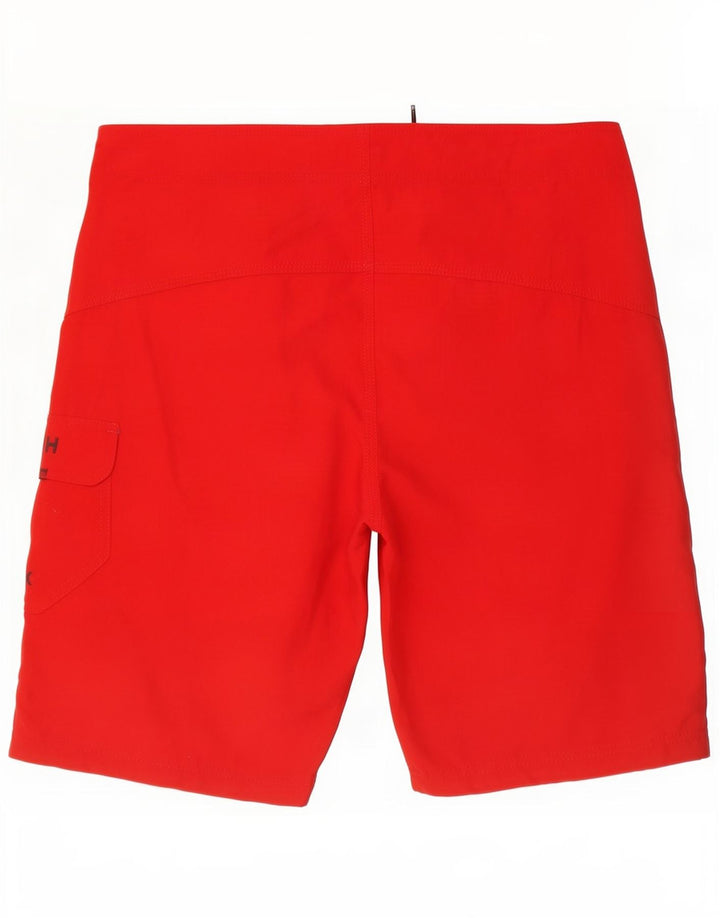 Pantaloncini da bagno da uomo Hurley in poliestere rosso medio
