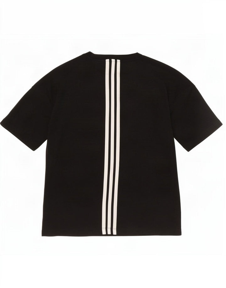 T-shirt oversize da donna Adidas UK 4/6 XS poliestere grigio