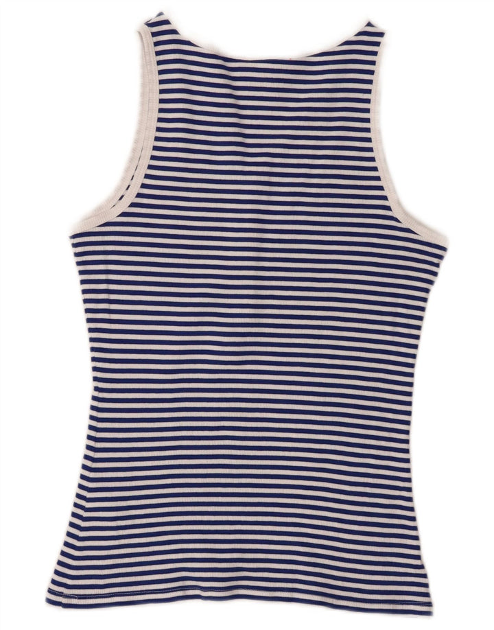 Canotta da donna Guess UK 12 Cotone a righe blu medio