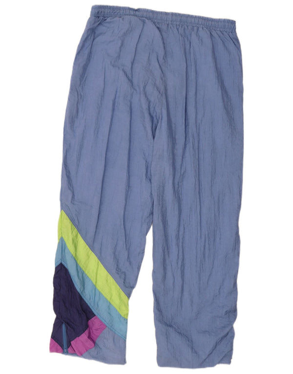 Pantaloni da tuta da uomo Puma Large Blu Colourblock in poliammide