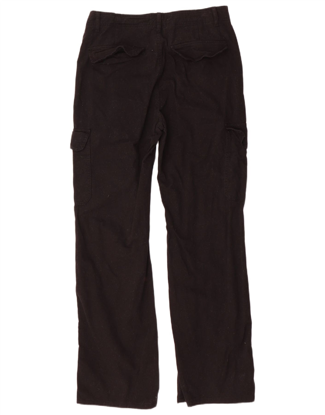 Pantaloni cargo dritti da donna Zara EU 40 medi W30 L31 cotone nero