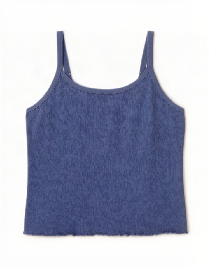 Canottiera da donna M&Co UK 20 2XL cotone blu