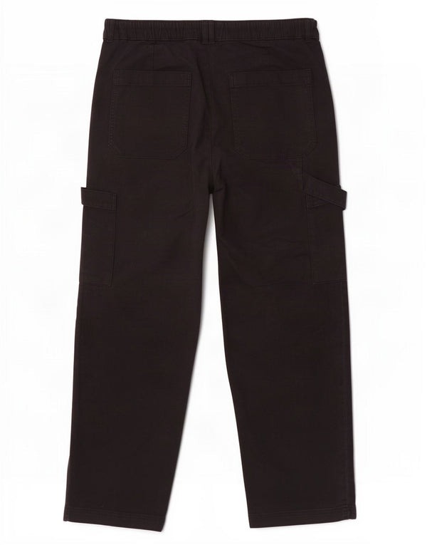 Pantaloni casual dritti da donna Marks & Spencer UK 10 piccoli W30 L28 neri