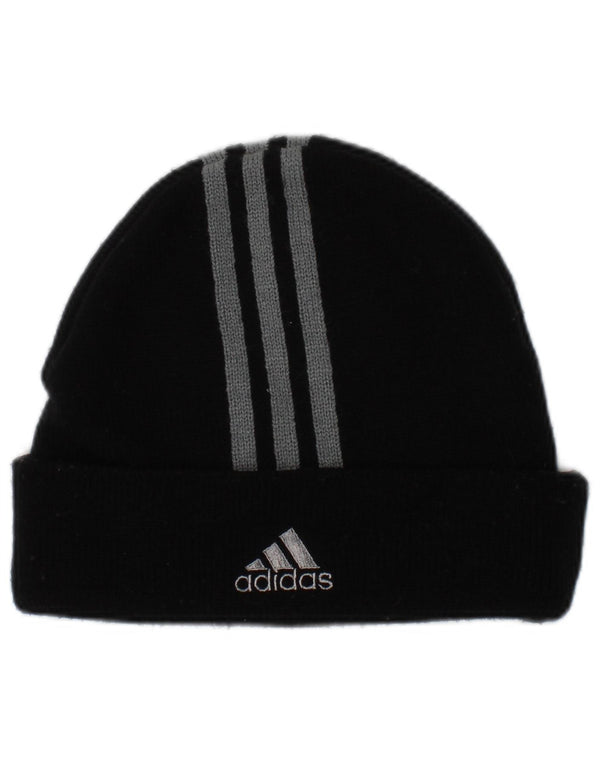 Cappello berretto in maglia da uomo Adidas, taglia unica, in poliestere a righe nere
