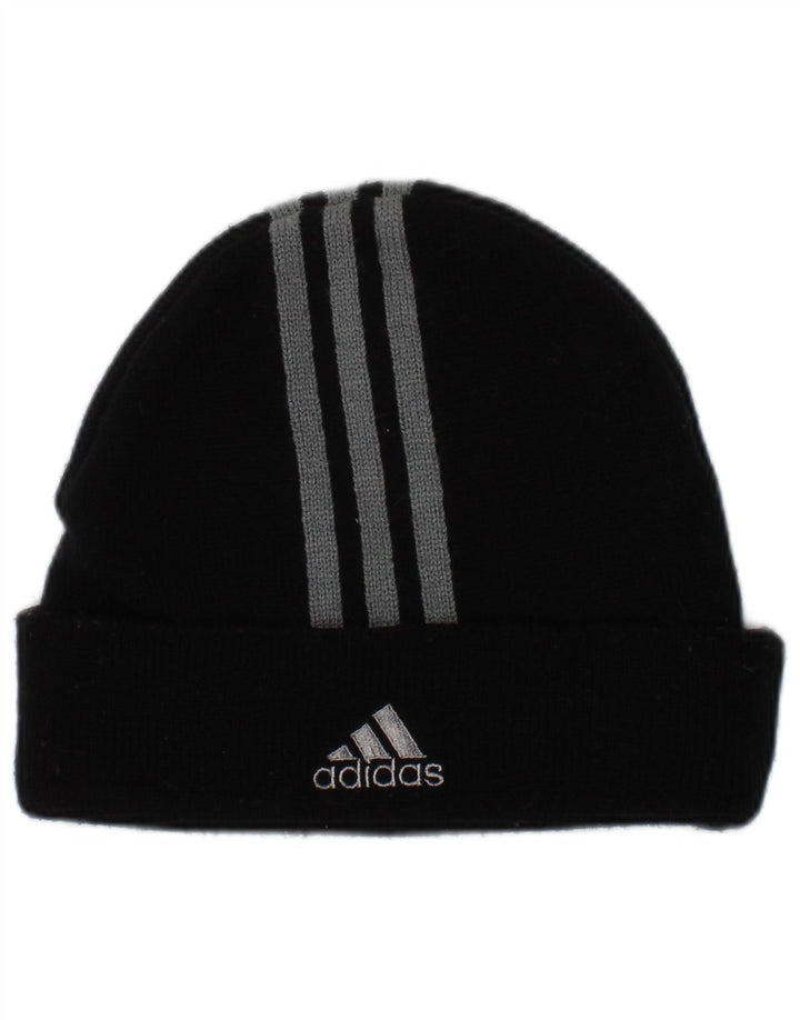 Cappello berretto in maglia da uomo Adidas, taglia unica, in poliestere a righe nere