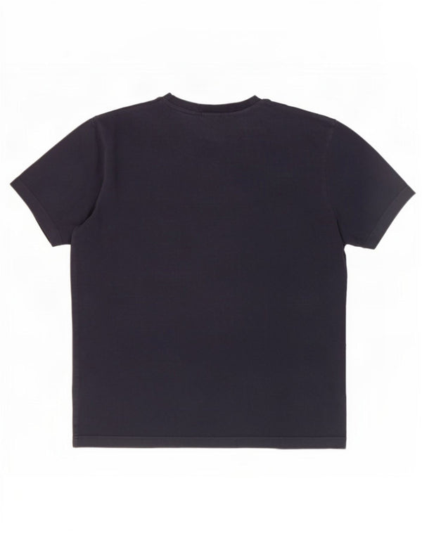 T-shirt da uomo Ellesse Top Large in cotone blu navy