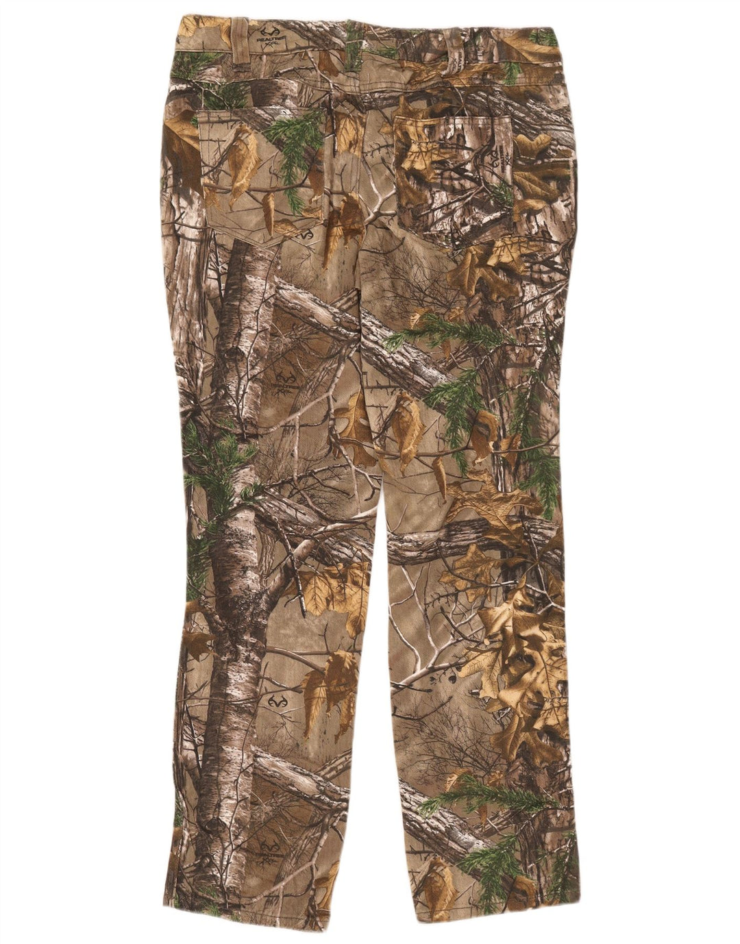 Pantaloni da trekking da donna Realtree US 14 XL W38 L33 Cotone mimetico marrone