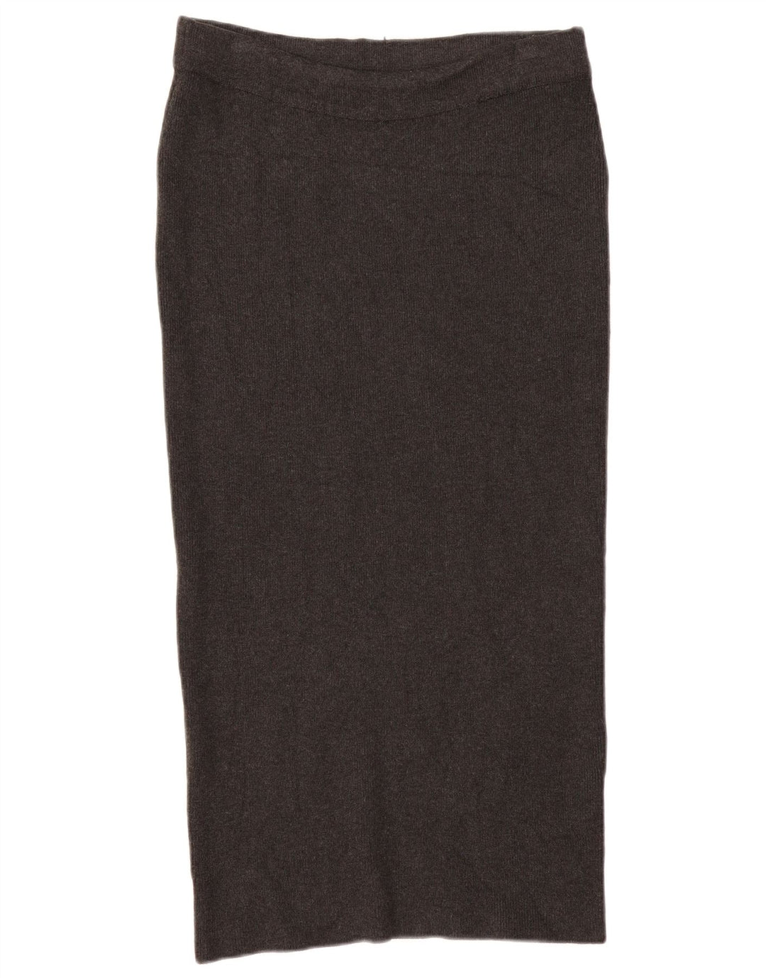 Gonna dritta in maglia Zara da donna media W28 viscosa grigia