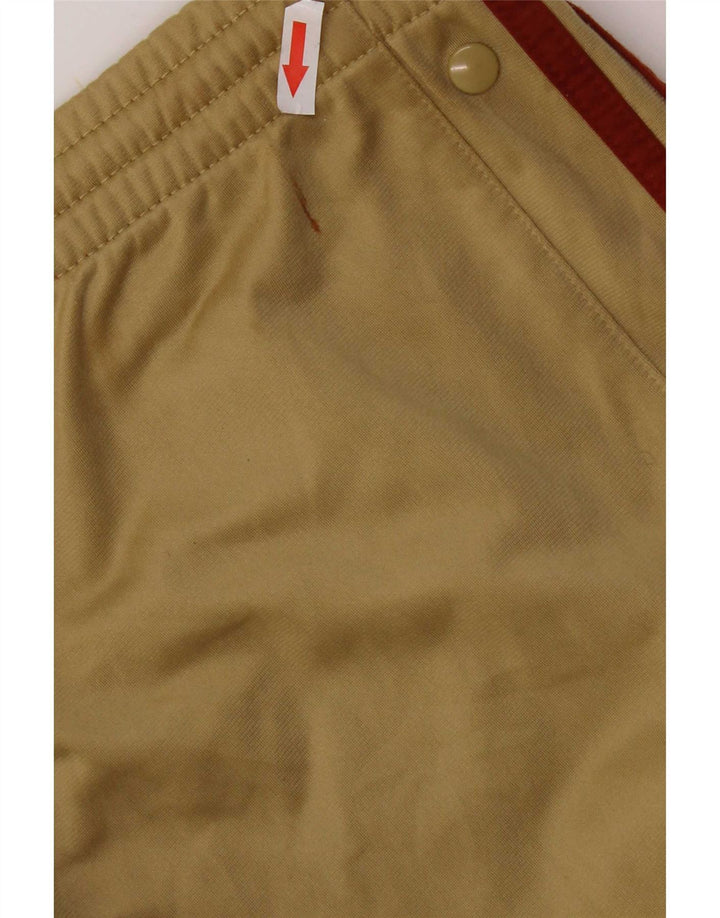 Pantaloni da tuta grafica da uomo Adidas, poliestere medio kaki