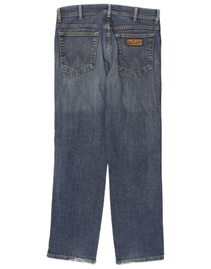 Jeans dritti da uomo Wrangler W32 L30 Blu