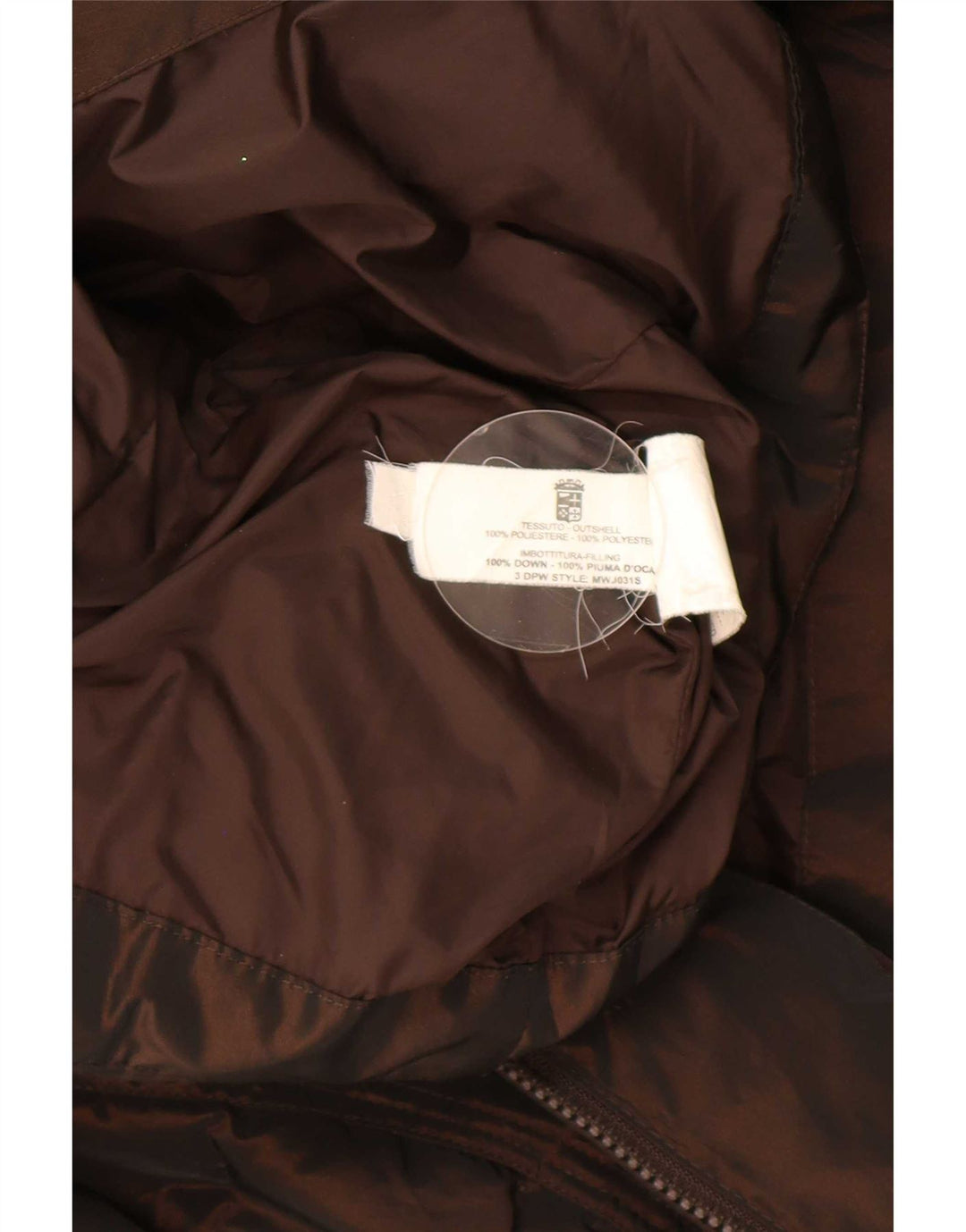 Cappotto imbottito da donna Marina Militare UK 20 2XL Poliestere marrone