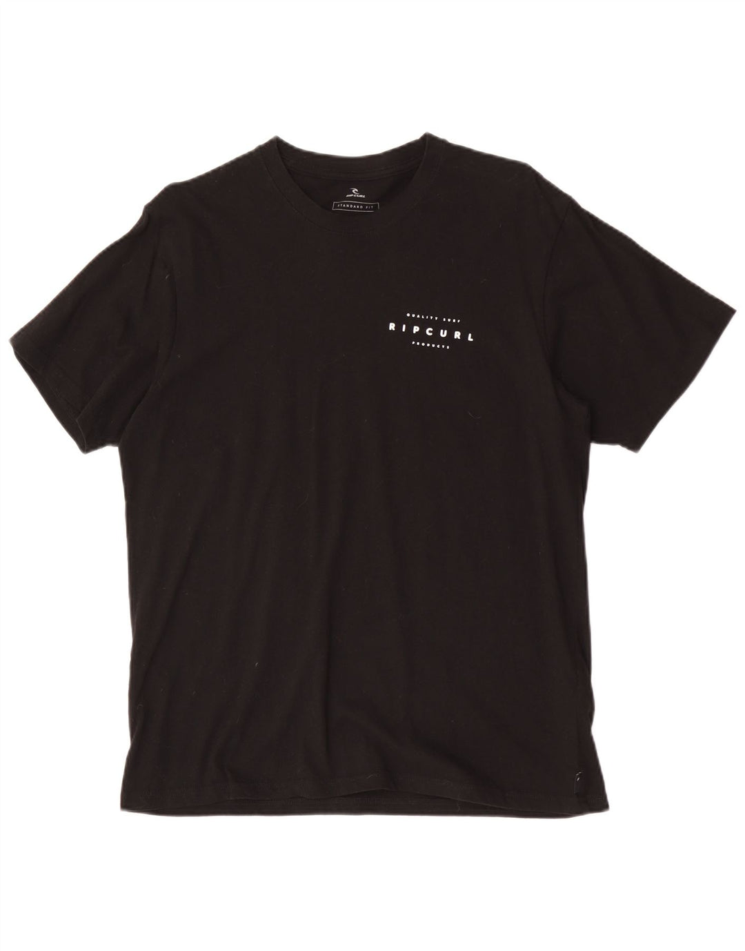 T-shirt grafica da uomo con vestibilità standard Rip Curl, taglia grande, in cotone nero