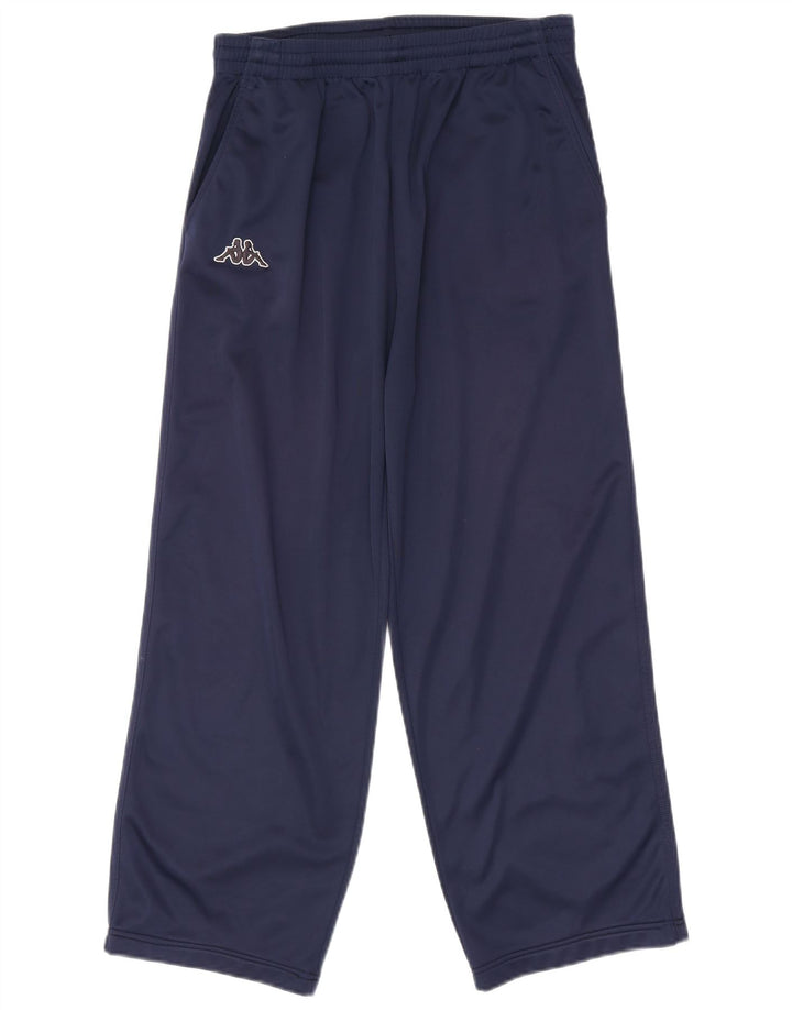 Pantaloni da tuta da uomo Kappa Medio in poliestere blu navy