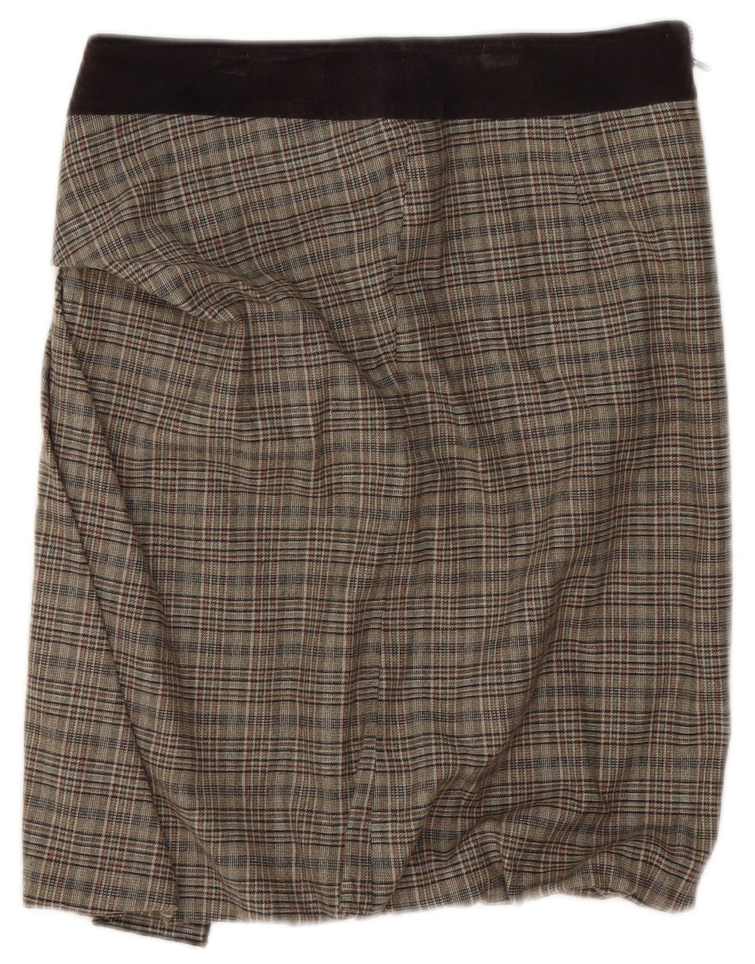 Minigonna da donna Max & Co. UK 8 piccola W28 a quadri marroni