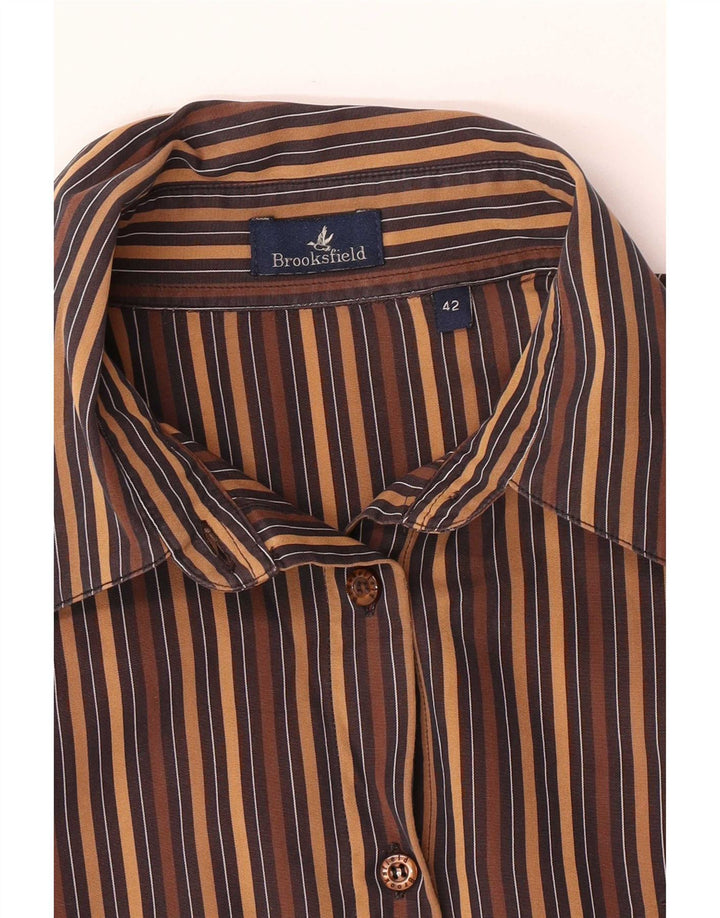 Camicia da donna Brooksfield IT 42 Marrone medio a righe