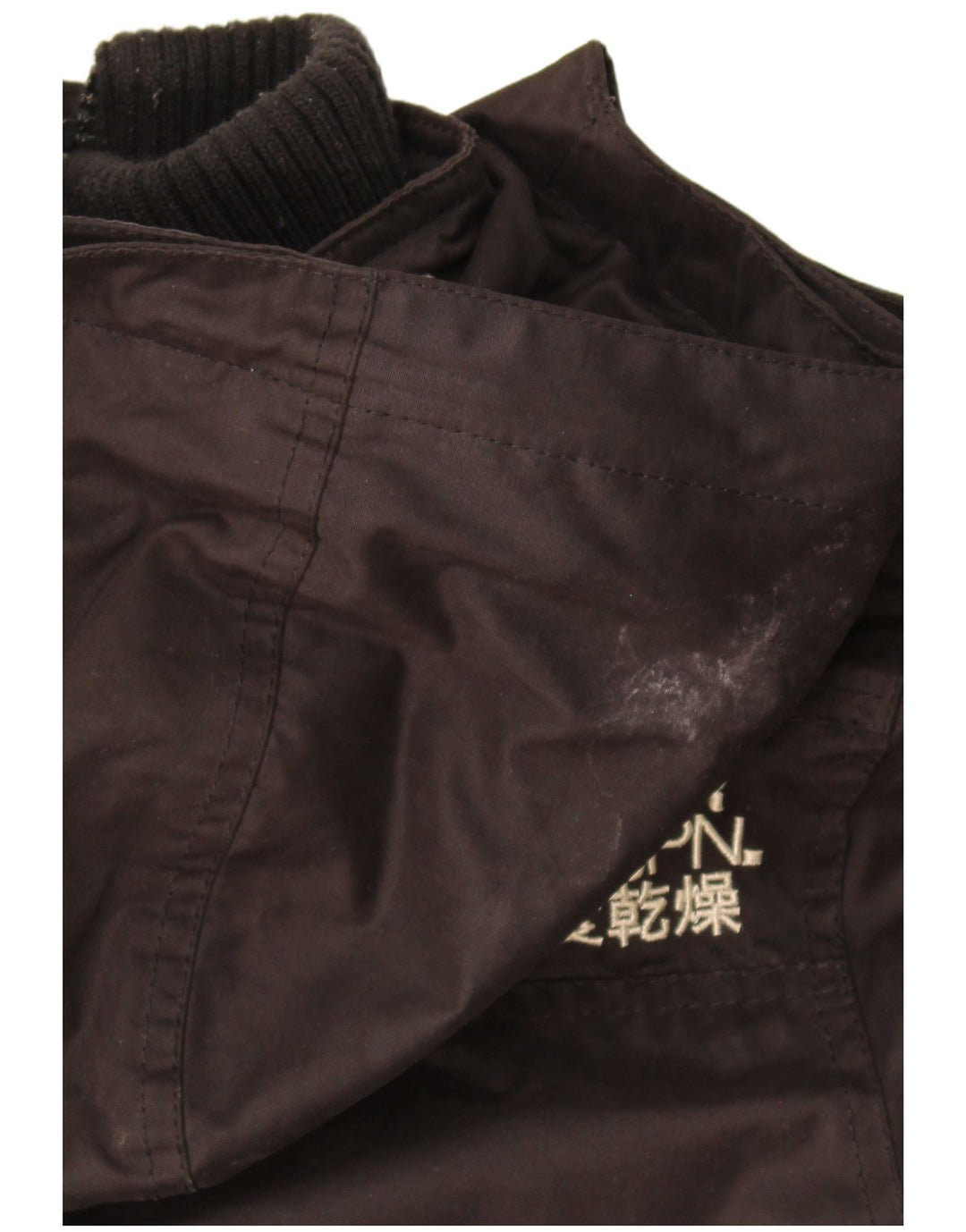 Giacca Parka con cappuccio Windparka da donna Superdry UK 14 poliestere nero medio