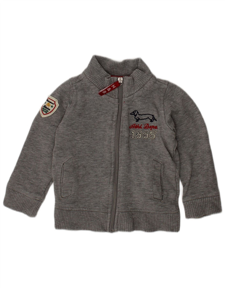HARMONT & BLAINE Baby Boys Graphic Tracksuit Top Jacket 12-18 Months Grey