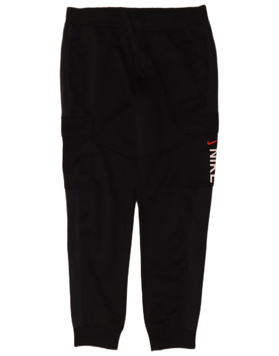 Pantaloni da tuta Nike Graphic Cargo da uomo, pantaloni da jogging, cotone medio nero