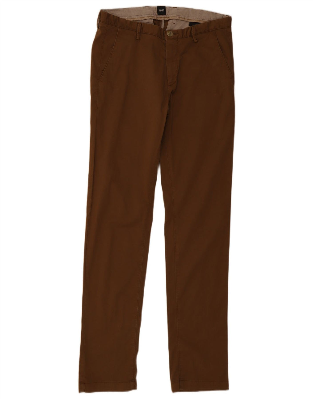 Pantaloni chino slim da uomo Hugo Boss W30 L31 Marrone