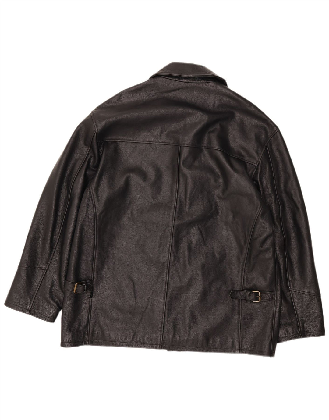 Giacca in pelle vintage da uomo IT 52 XL in pelle nera
