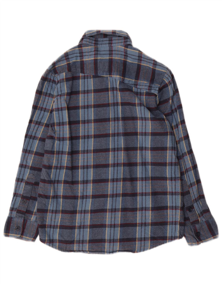 Camicia in flanella da bambino Volcom 9-10 anni in cotone a quadri blu