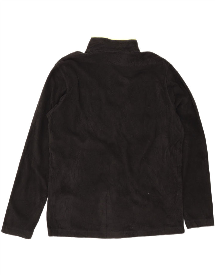 Maglione in pile da uomo FILA con zip e collo XL poliestere nero