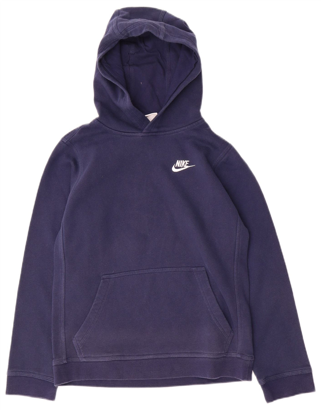 Maglione con cappuccio NIKE per ragazzi 12-13 anni, grande, cotone blu navy