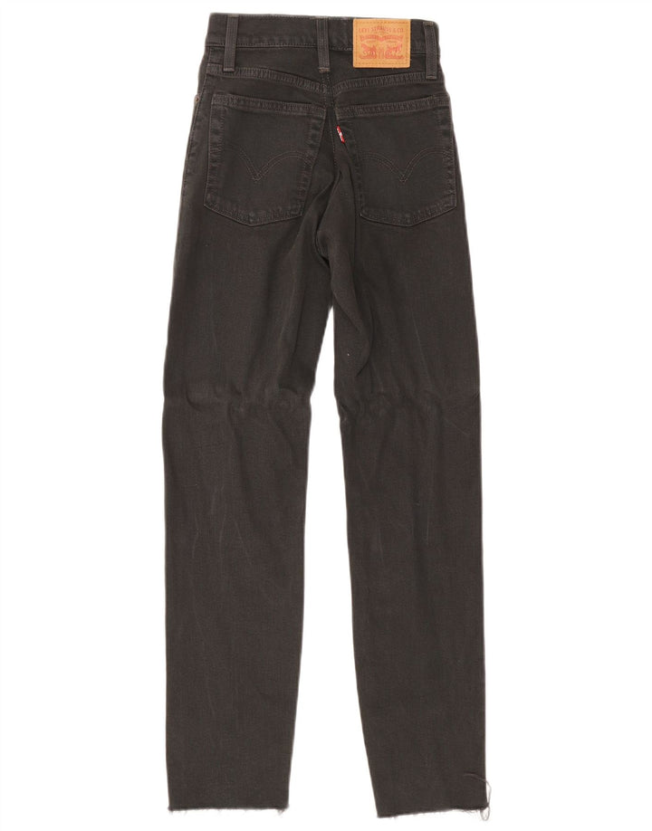 Jeans slim da donna Levi's W24 L27 cotone nero