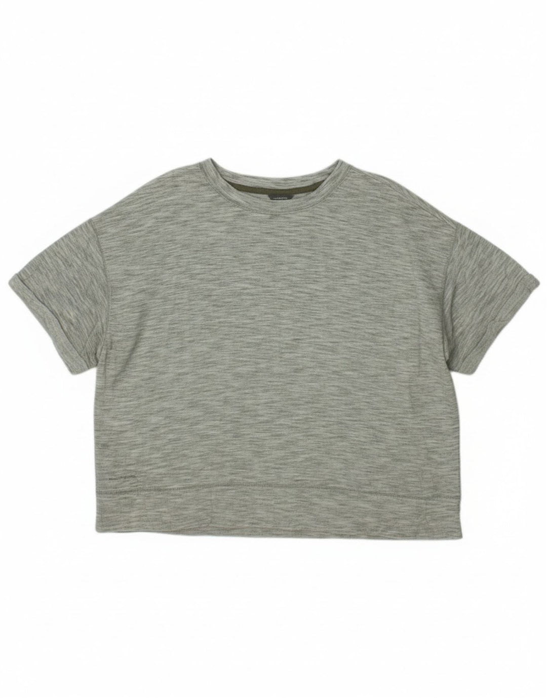 T-shirt oversize da donna Eddie Bauer Top UK 18 XL Poliestere screziato verde