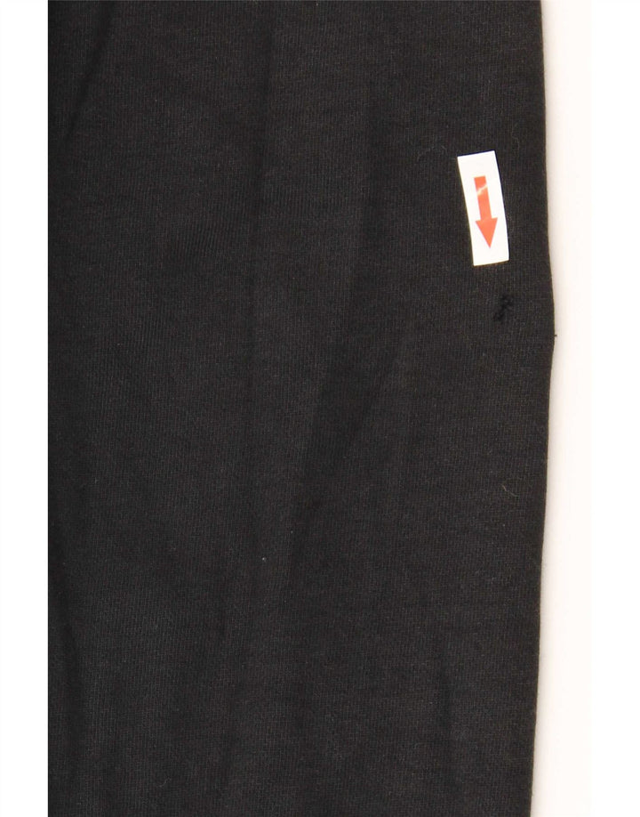 Maglione con cappuccio grafico da uomo Calvin Klein in cotone nero medio