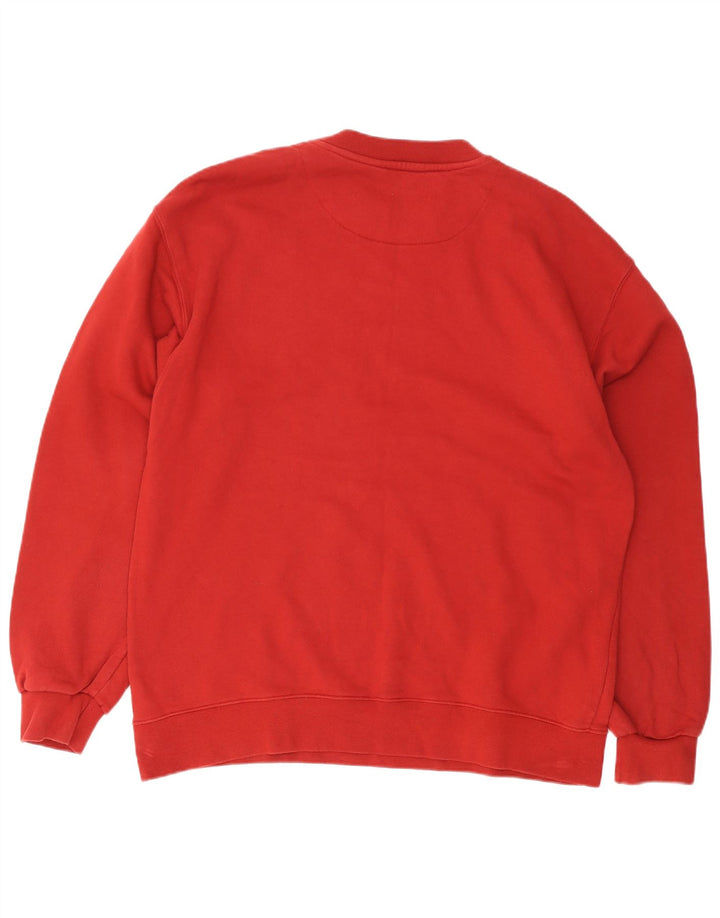 BEN SHERMAN Felpa da uomo Maglione 2XL Cotone rosso