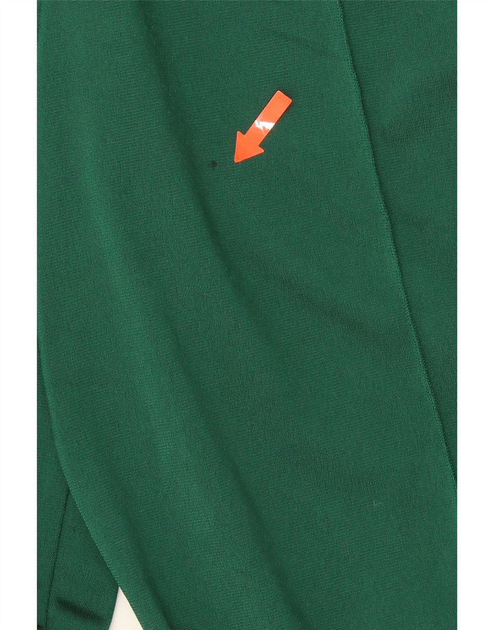 Pantaloni da tuta da donna Adidas UK 14 Poliestere color block verde medio