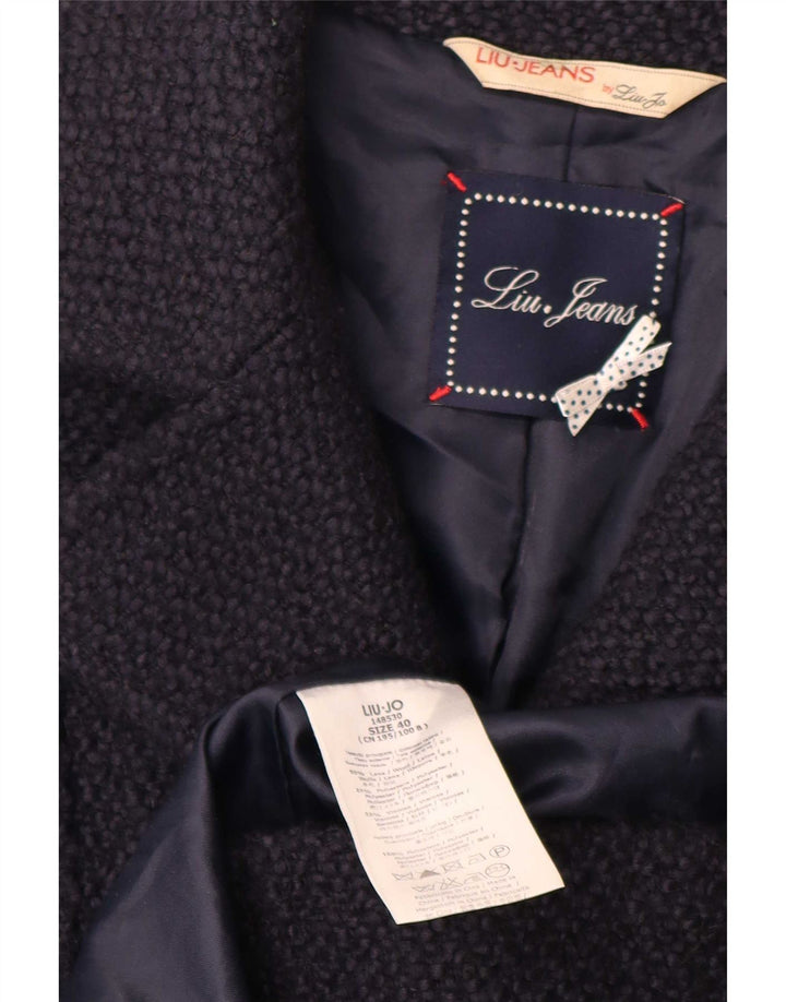 Cappotto da donna Liu Jo IT 40 Small Blu navy Lana