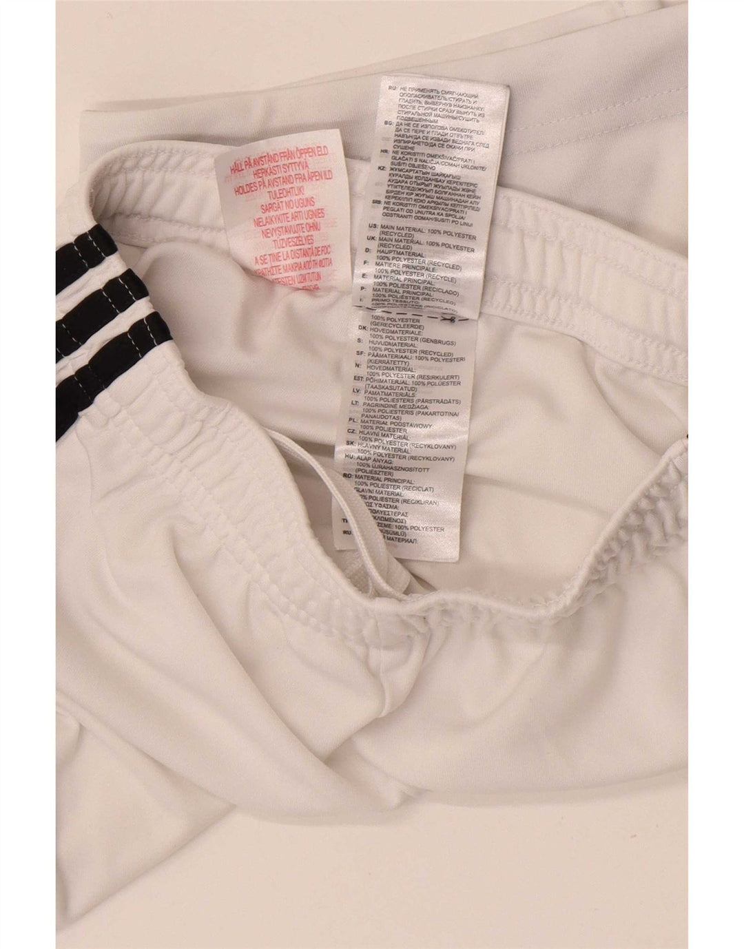 Pantaloncini sportivi Adidas Bambino Juventus 7-8 anni Poliestere bianco