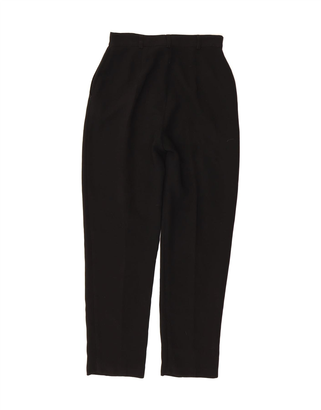 ST. BERNARD Womens Tapered Chino Trousers W26 L29 Black Polyester Vintage St. Bernard and Second-Hand St. Bernard from Messina Hembry 