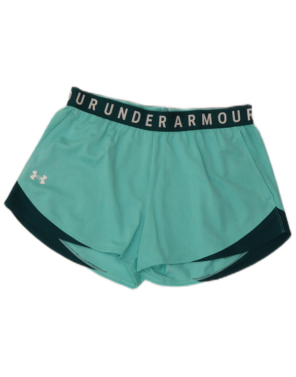 Pantaloncini sportivi grafici da donna Under Armour UK 12 Medium Turquoise Colourblock