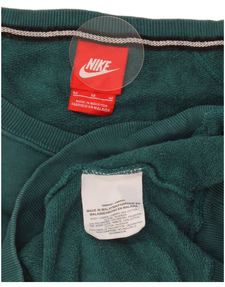 Felpa grafica da donna Nike Jumper UK 14 cotone verde medio