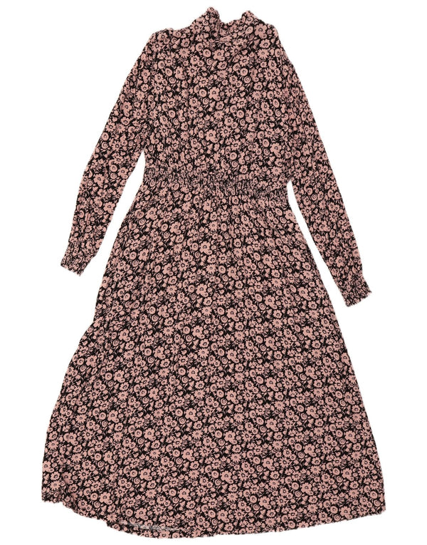 Abito lungo da donna a maniche lunghe Boden UK 18 XL Rosa floreale