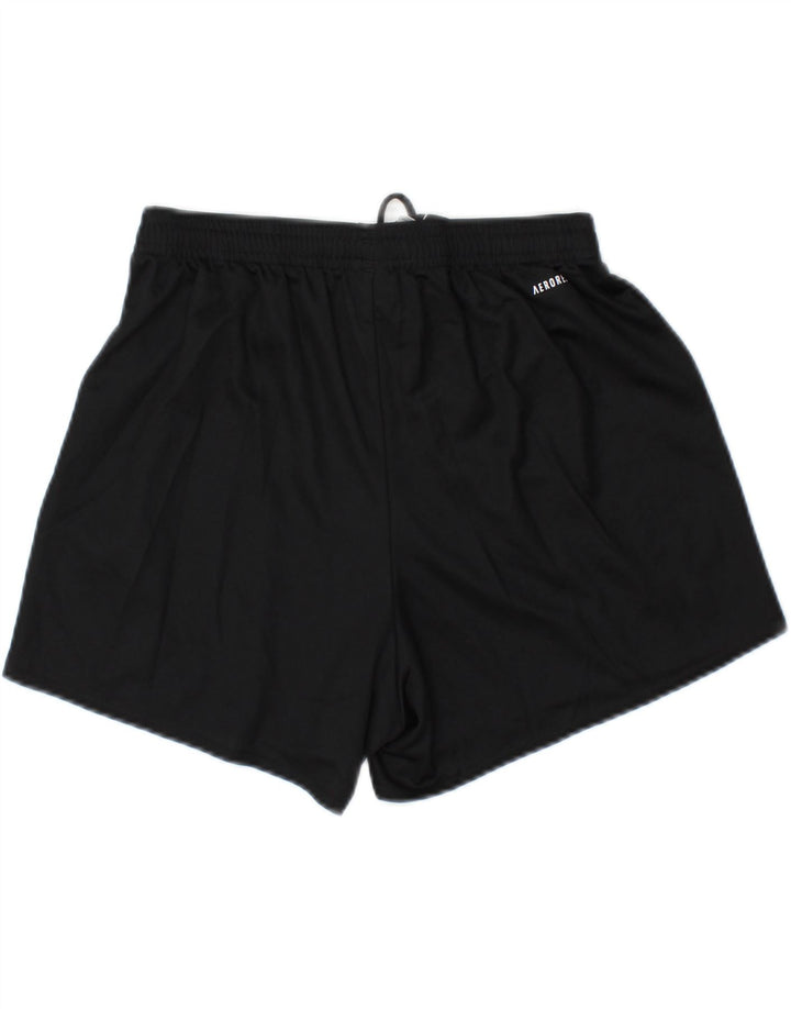 ADIDAS Womens Aeroready Sport Shorts UK 10 Small  Black Polyester Vintage Adidas and Second-Hand Adidas from Messina Hembry 