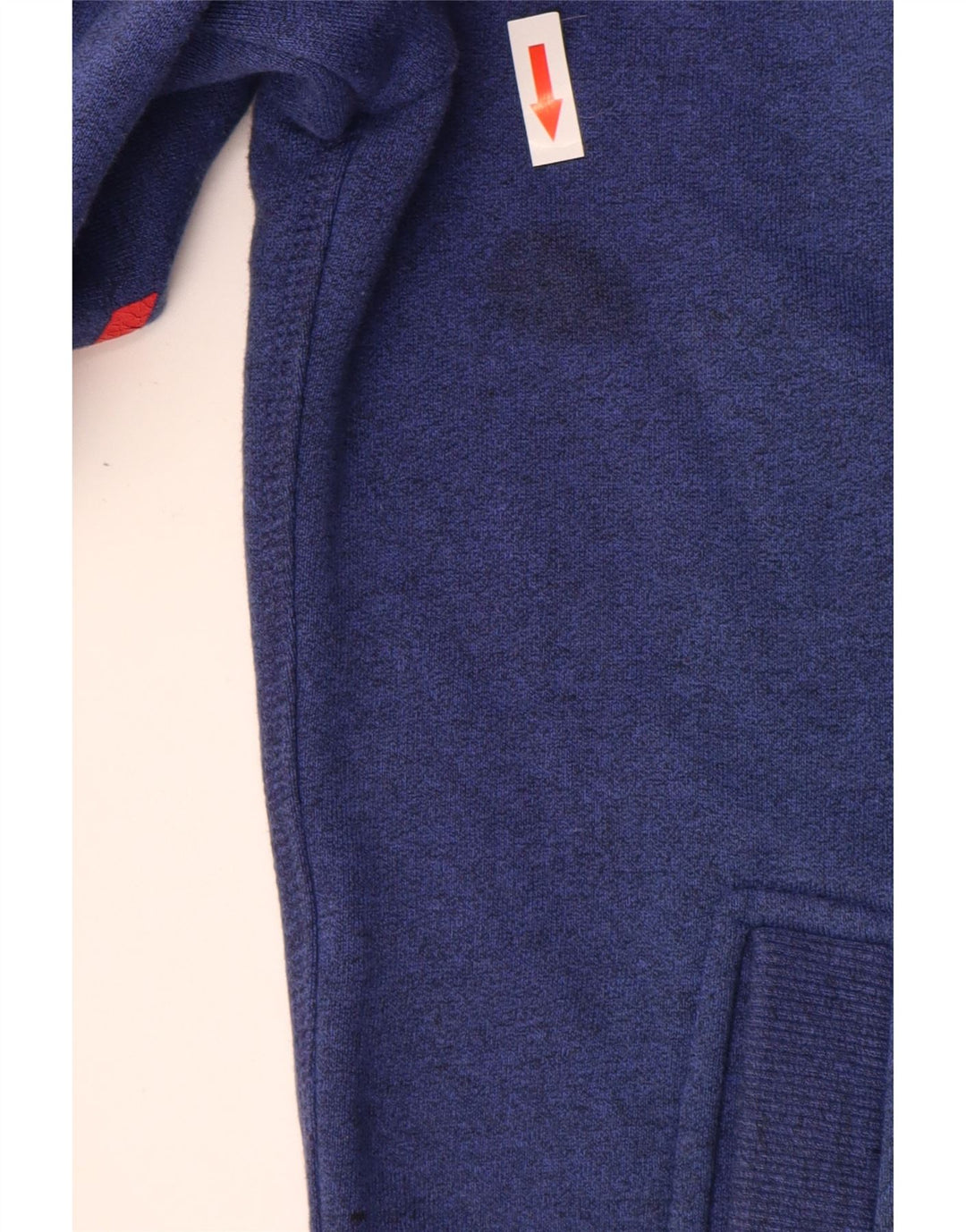 Giacca da tuta grafica da uomo Superdry in cotone blu navy medio