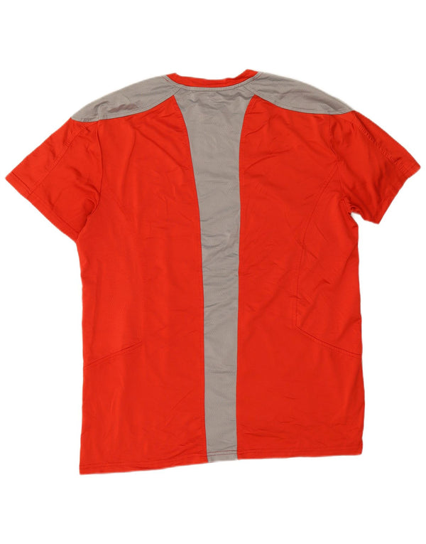 T-shirt da uomo IZOD Top grande rosso color block