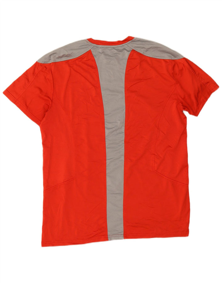 T-shirt da uomo IZOD Top grande rosso color block