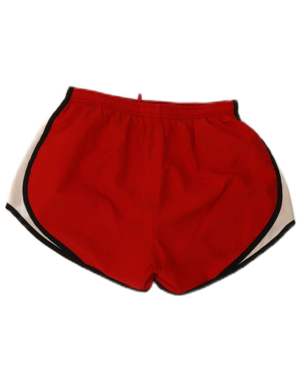 Pantaloncini sportivi Nike Dri Fit Regular da donna Small Red Colourblock Sports