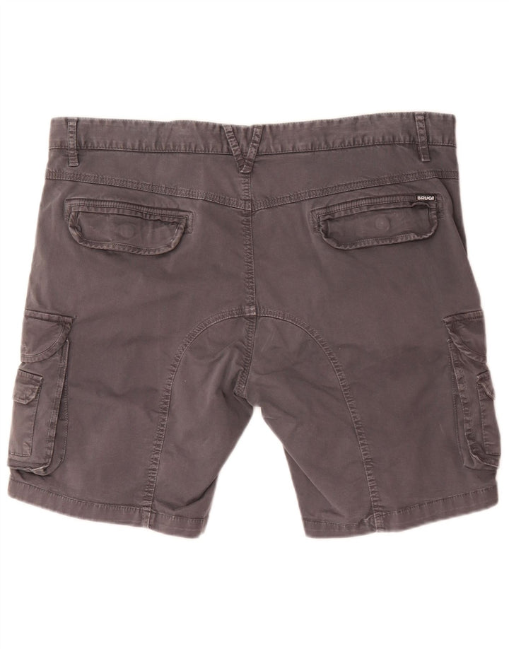 Pantaloncini cargo da uomo Brugi IT 56 3XL W50 Cotone grigio